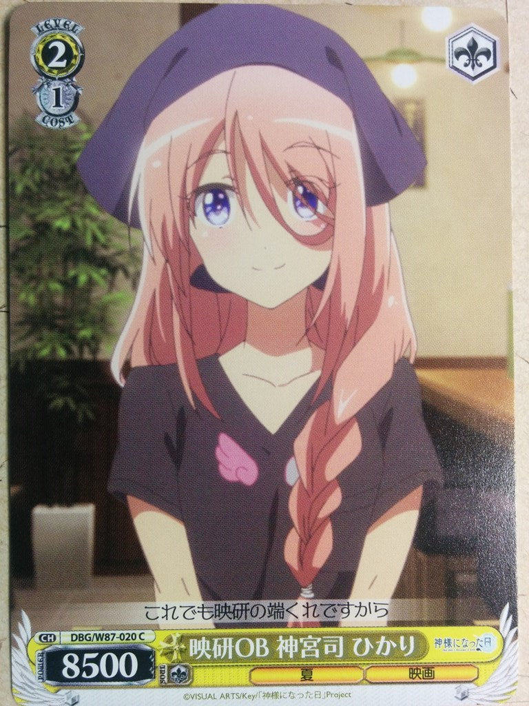 Weiss Schwarz The Day I Became a God DBG/W87-020C C Hina Sato Trading Card NM