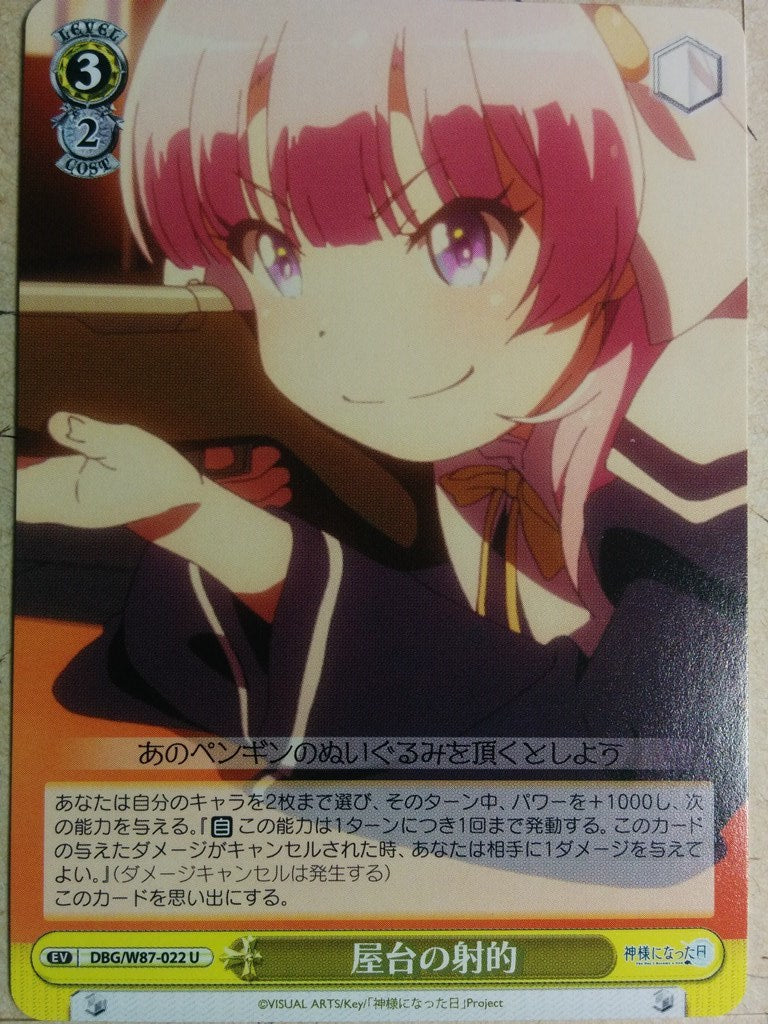 Weiss Schwarz The Day I Became a God DBG/W87-022U U Hina Sato Trading Card NM