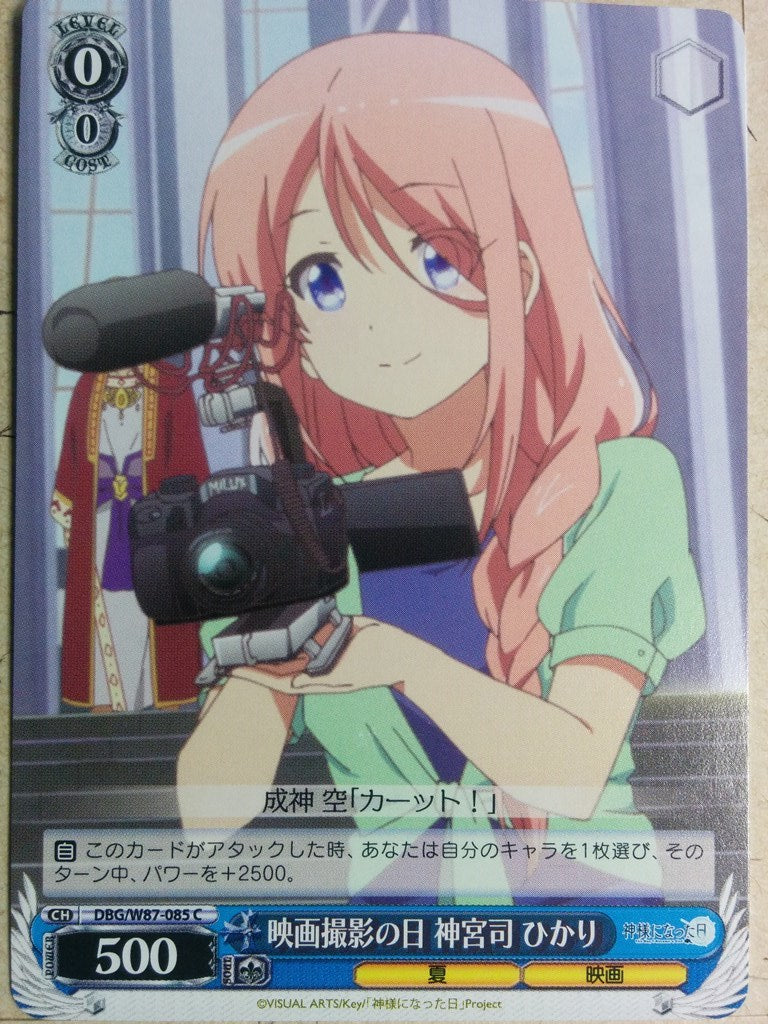 Weiss Schwarz The Day I Became a God DBG/W87-085C C Hikari Jinguji Trading Card NM