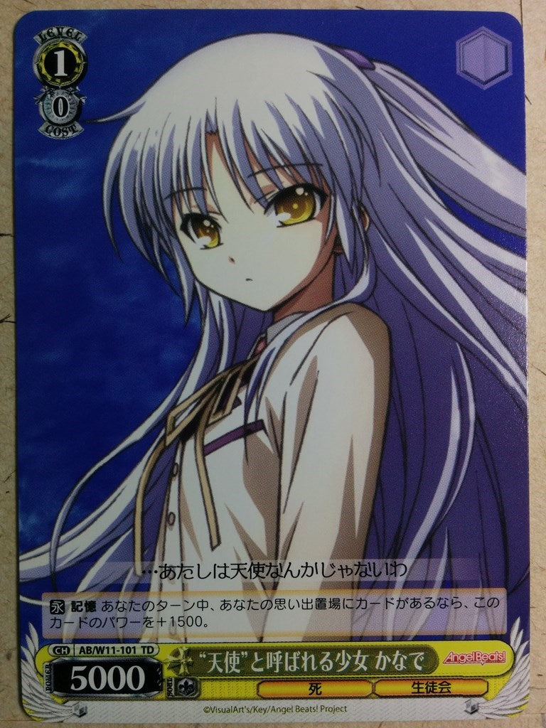 Weiss Schwarz Angel Beats AB/W11-101TD TD Tenshi Trading Card NM