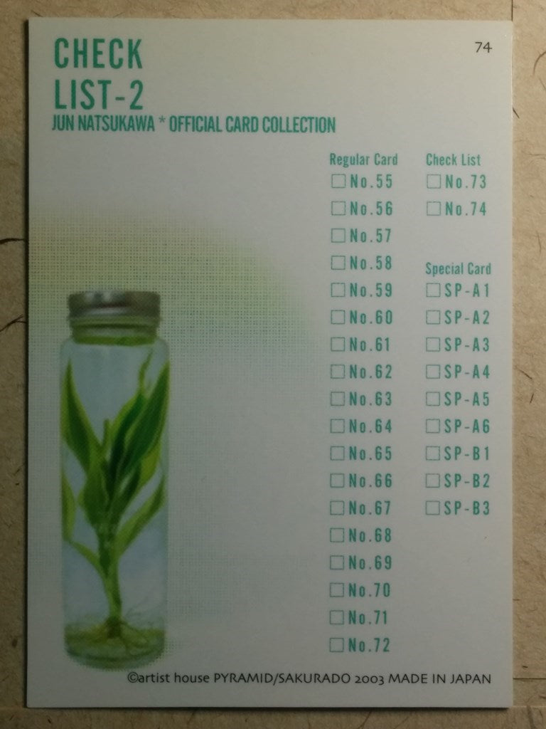 Japanese Idol Collective Cards OCC/JN-CL-2 N Jyun Natsukawa Trading Card NM