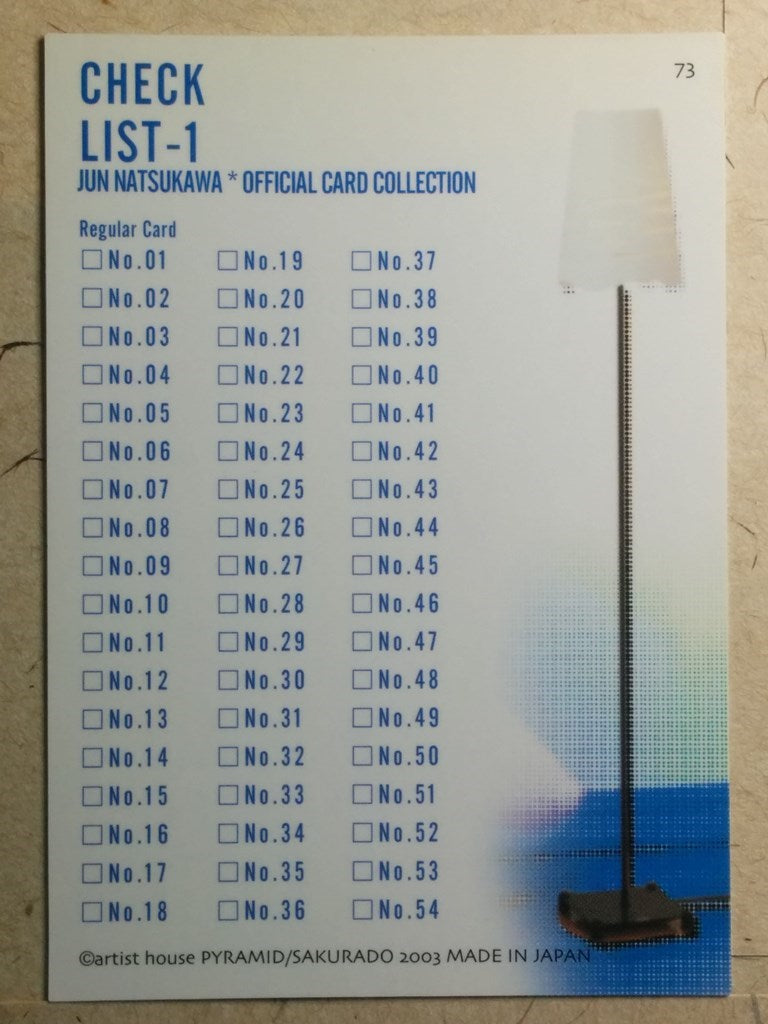 Japanese Idol Collective Cards SAK/2003/JN-CL1 N Jyun Natsukawa Trading Card NM