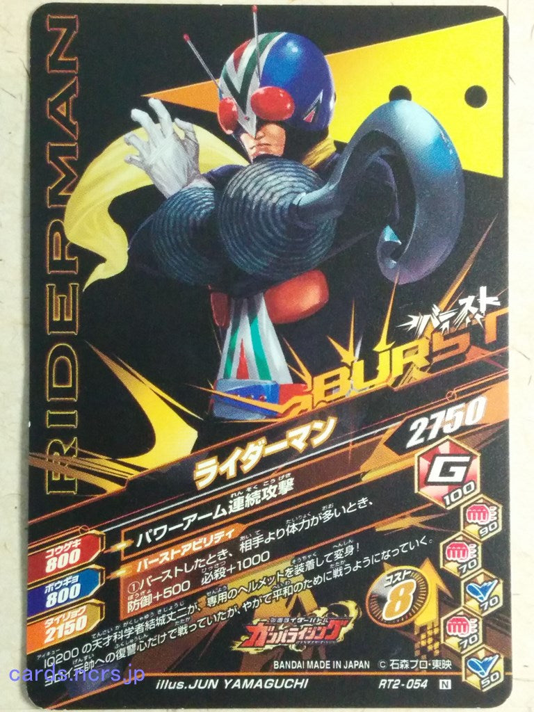 Ganbarizing Kamen Rider GAN/RT2-054N N Riderman Trading Card NM