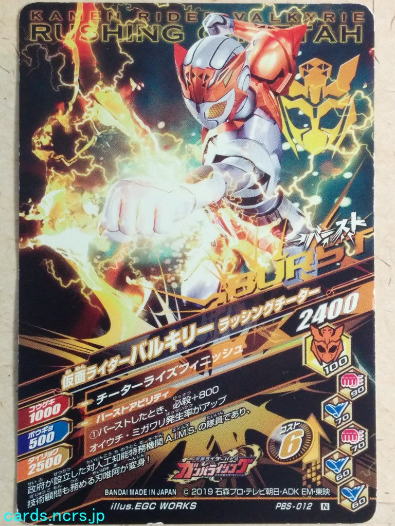Ganbarizing Kamen Rider GAN/PBS-012N N Valkyrie Trading Card NM