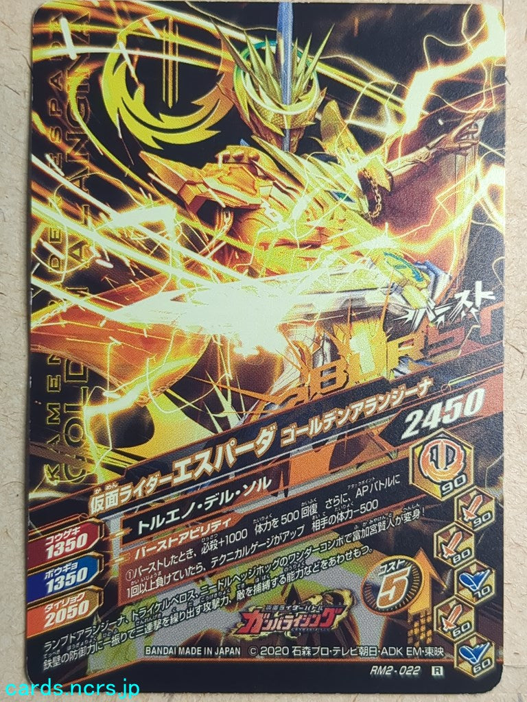 Ganbarizing Kamen Rider GAN/RM2-022R R Espada Trading Card NM