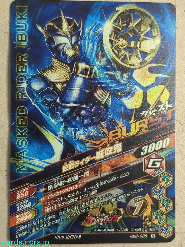 Ganbarizing Kamen Rider GAN/RM2-028N N Ibuki Trading Card NM