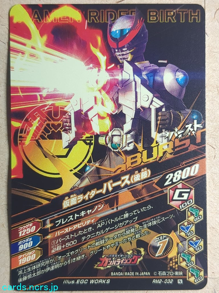Ganbarizing Kamen Rider GAN/RM2-032N N Birth Trading Card NM