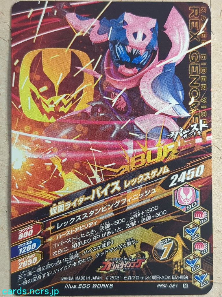Ganbarizing Kamen Rider GAN/PRM-021N N Vice Trading Card NM
