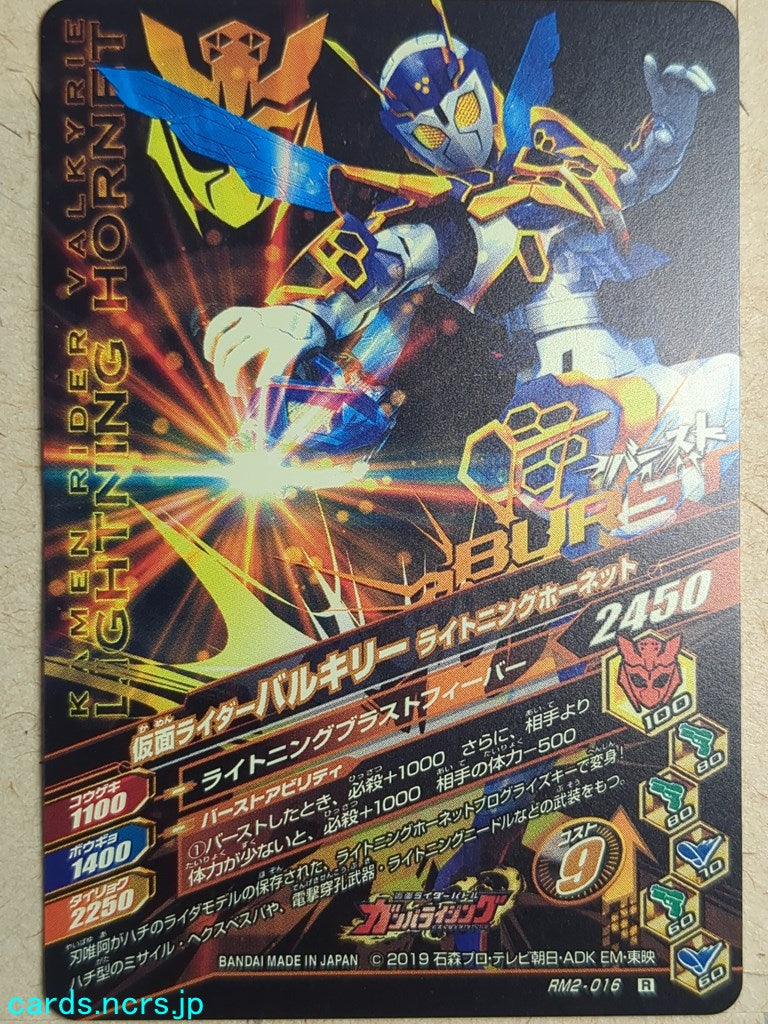 Ganbarizing Kamen Rider GAN/RM2-016R R Valkyrie Trading Card NM