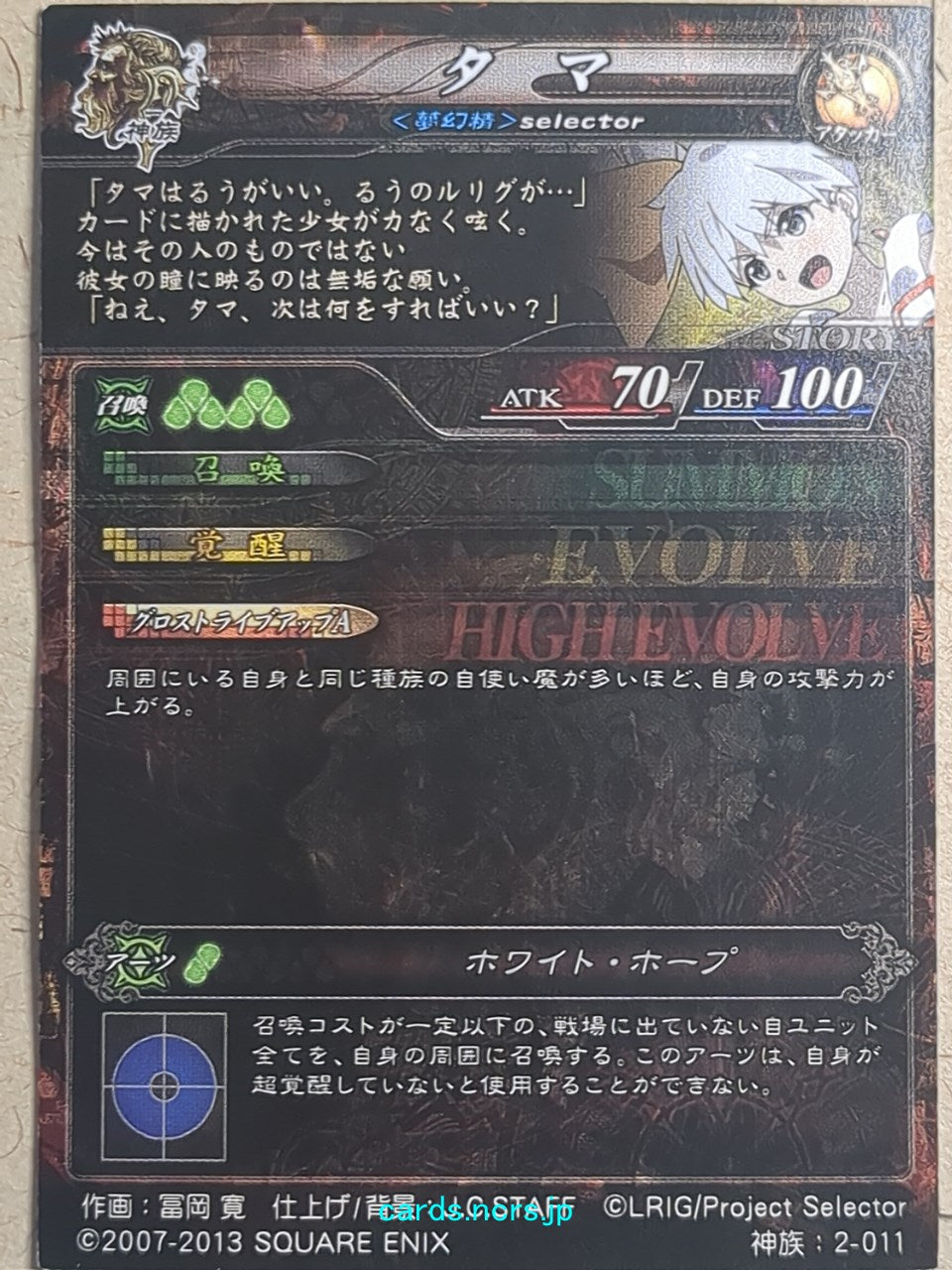 Lord of Vermilion Lord of Vermilion LOV/2-011 N Tama Trading Card NM