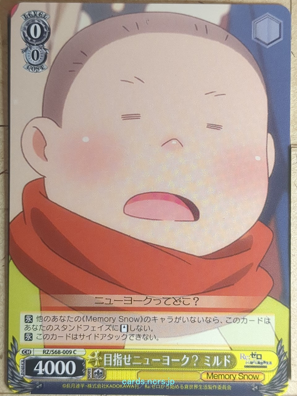 Weiss Schwarz Rewrite RZ/S68-009C C Trading Card NM
