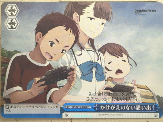 Weiss Schwarz Robotics;Notes RN/W16-100CC CC  Trading Card NM
