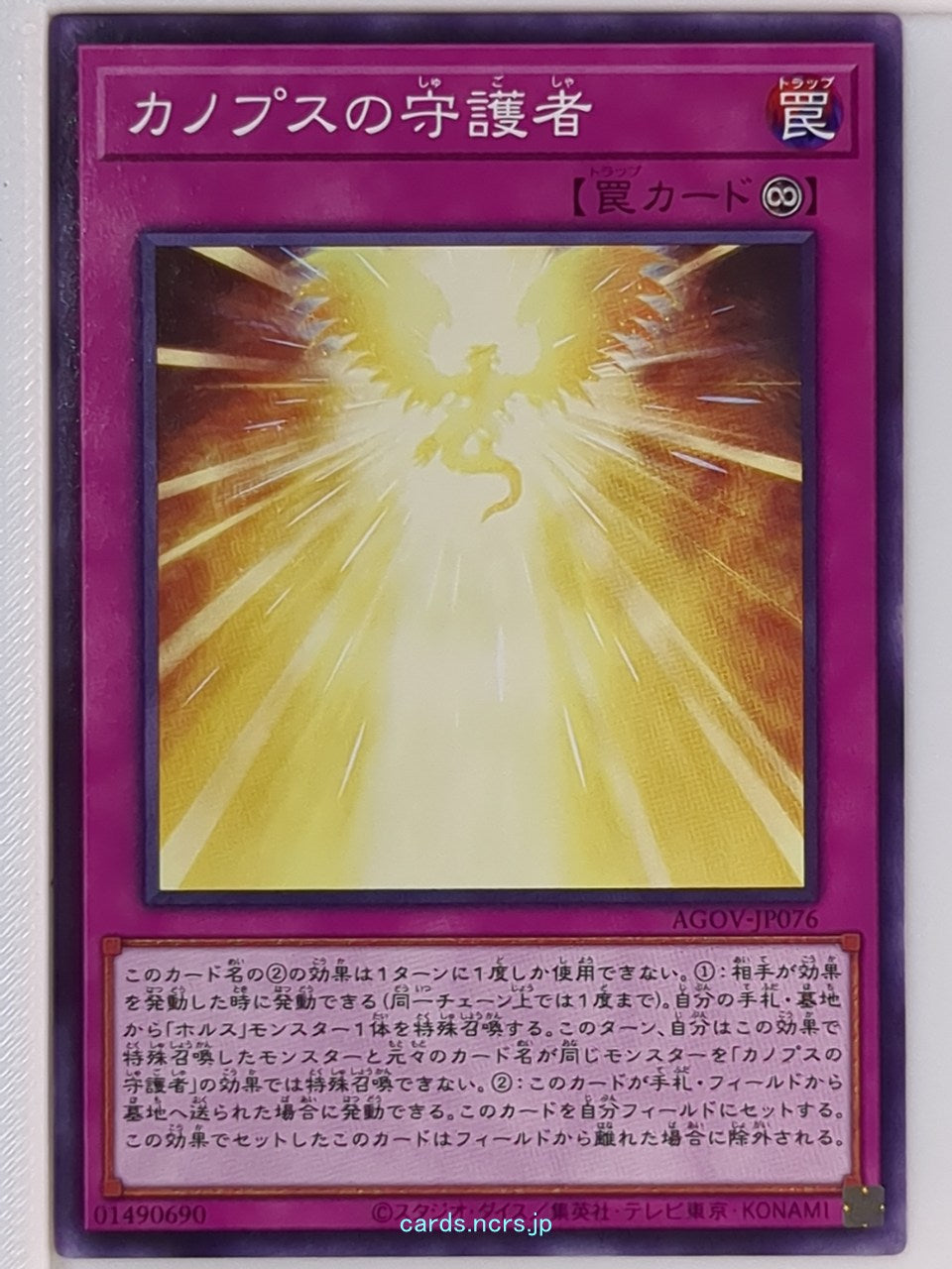 Yu-Gi-Oh! Yu-Gi-Oh! YGO/AGOV-JP076 N Trading Card NM