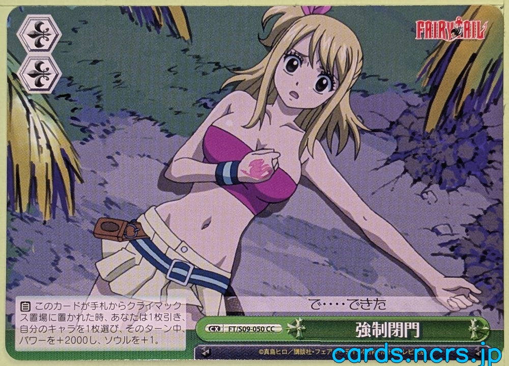 Weiss Schwarz Fairy Tail FT/S09-050CC CC Lucy Heartfilia Trading Card NM