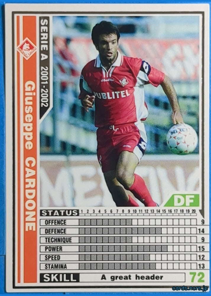 Panini WCCF Football WCCF/2001-2002-195/288 N Giuseppe CARDONE