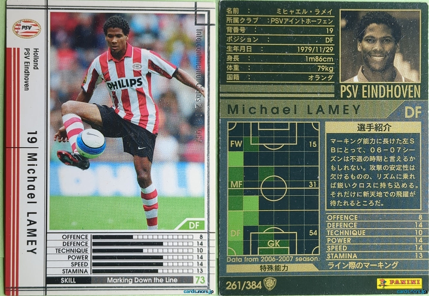 Panini WCCF Football WCCF/2006-2007-261/384 Michael Lamey Trading Card NM