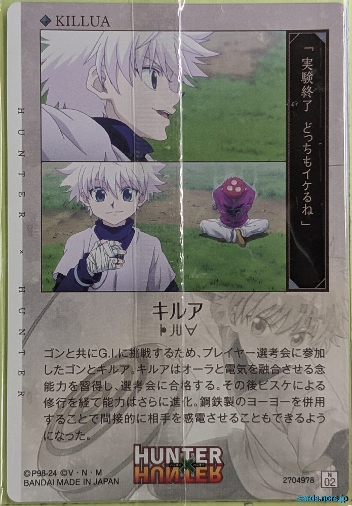 Collection Card Hunter x Hunter TEMP-COLL-HE3FCCEA74D83 Killua Zoldyck Trading Card NM