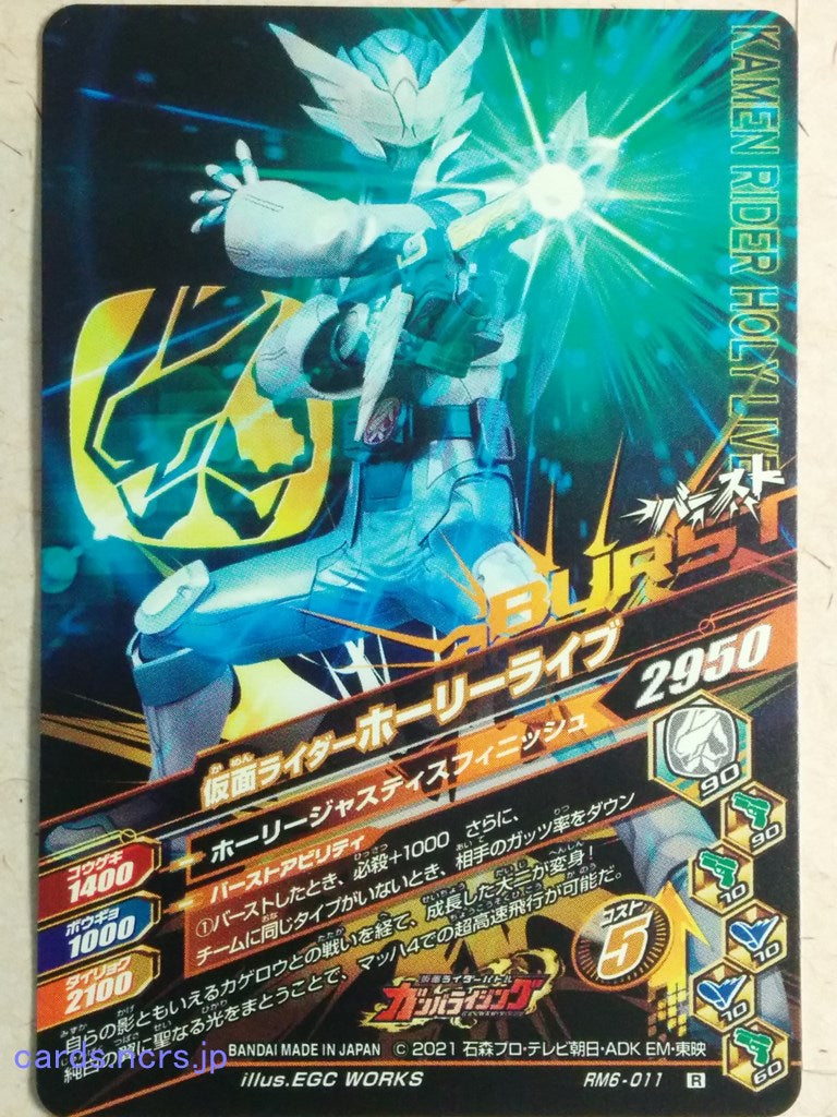 Ganbarizing Kamen Rider -Evil- Bat Genome Trading Card GAN/RM6-011R
