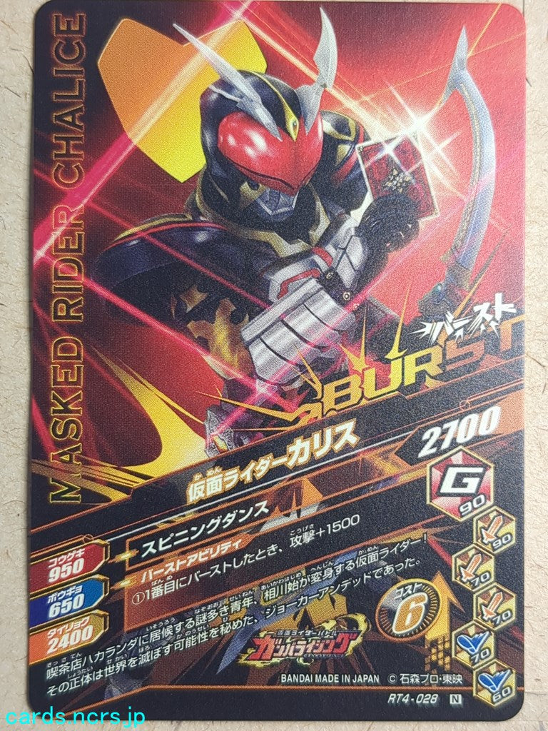 Ganbarizing Kamen Rider -Chalice- Trading Card GAN/RT4-028N