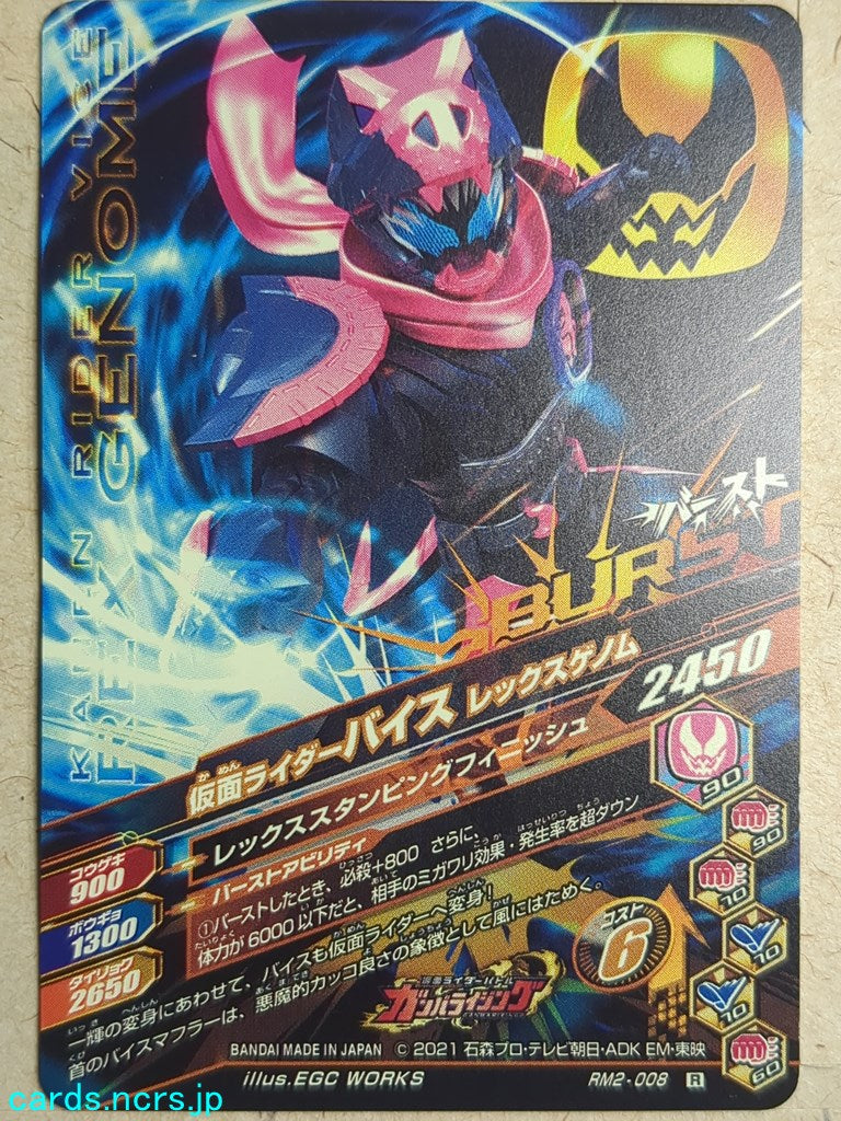 Ganbarizing Kamen Rider -Vice- Rex Genome Trading Card GAN/RM2-008R