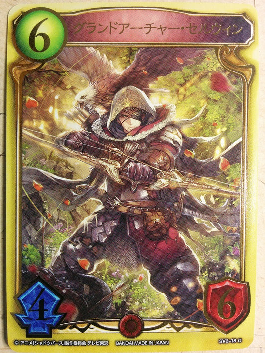 Shadow Verse Shadow Verse SV2-18G G Selwyn Trading Card NM