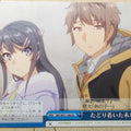 Weiss Schwarz Rascal Does Not Dream of Bunny Girl Senpai SBY/W77-100CR CR Mai Sakurajima Trading Card NM