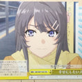 Weiss Schwarz Rascal Does Not Dream of Bunny Girl Senpai SBY/W77-021CR CR Mai Sakurajima Trading Card NM