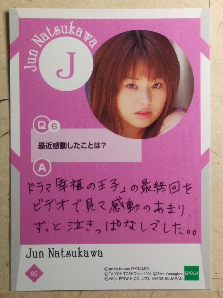 Japanese Idol Collective Cards EPO/JN-60 N Trading Card NM