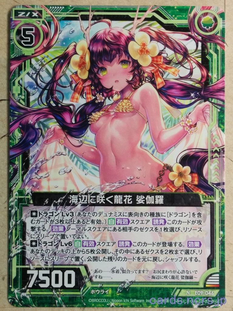 Z/X Zillions of Enemy X Z/X E09-046-N N Sagara Trading Card NM