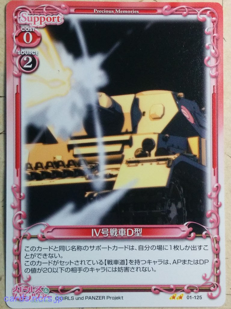 Precious Memories Girls und Panzer PM/GUP-01-125 2 Star Trading Card NM