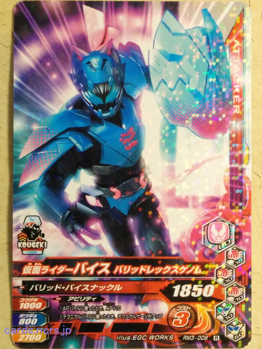 Ganbarizing Kamen Rider GAN/RM3-008R R Vice Trading Card NM