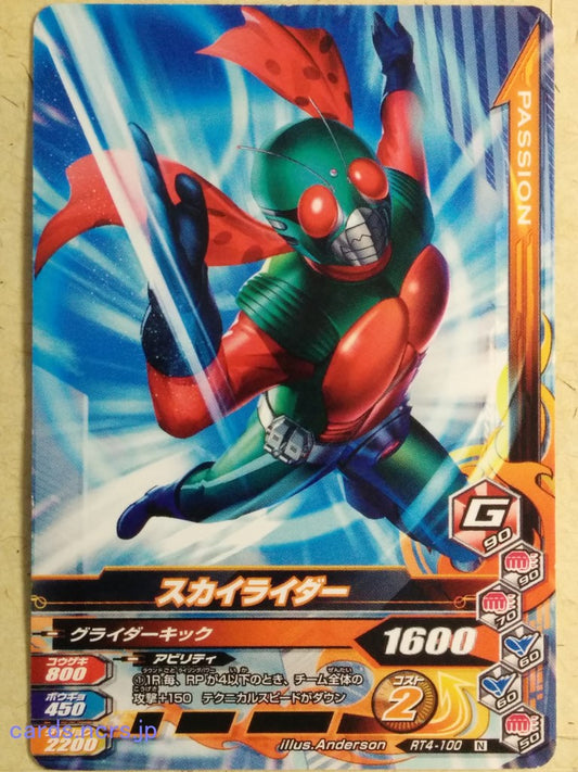 Ganbarizing Kamen Rider GAN/RT4-100N N Skyrider Trading Card NM
