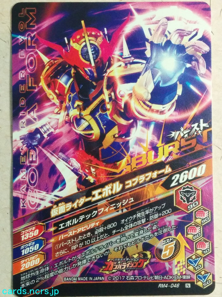 Ganbarizing Kamen Rider GAN/RM4-046N N Evol Trading Card NM