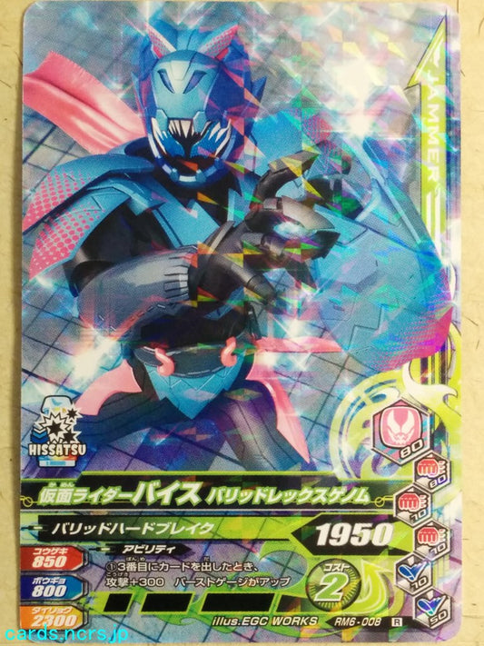 Ganbarizing Kamen Rider GAN/RM6-008R R Vice Trading Card NM
