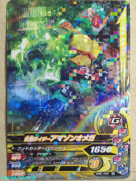 Ganbarizing Kamen Rider GAN/BM5-046R R Amazon Omega Trading Card NM