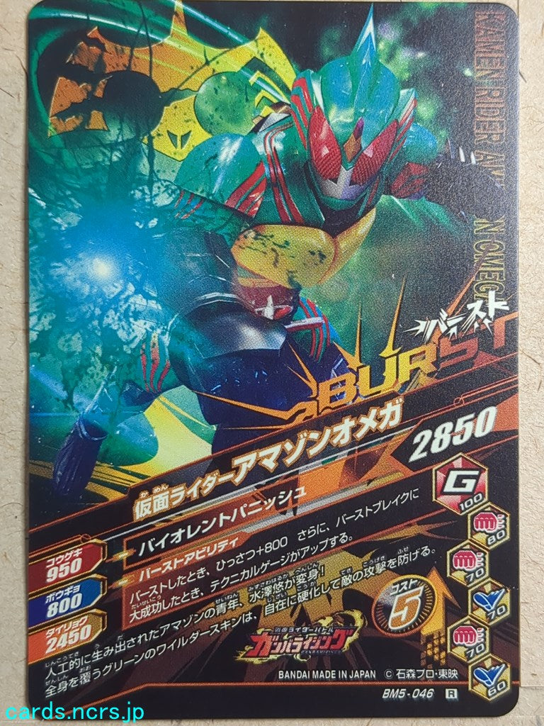 Ganbarizing Kamen Rider GAN/BM5-046R R Amazon Omega Trading Card NM