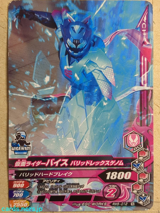 Ganbarizing Kamen Rider GAN/RM5-012N N Vice Trading Card NM
