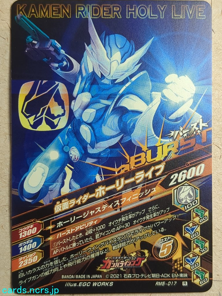 Ganbarizing Kamen Rider GAN/RM5-017R R Live Trading Card NM