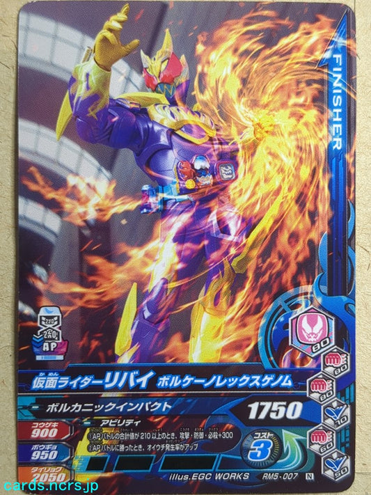 Ganbarizing Kamen Rider GAN/RM5-007N N Revi Trading Card NM
