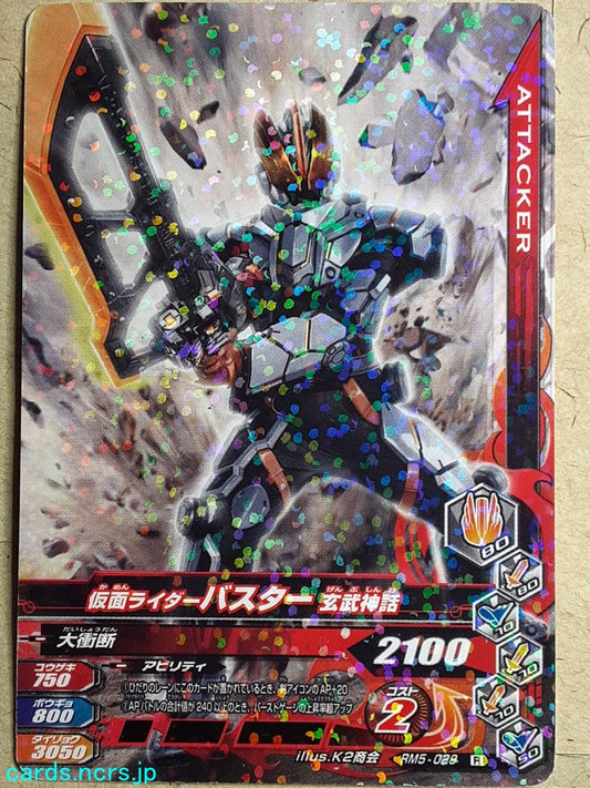 Ganbarizing Kamen Rider GAN/RM5-029R R Buster Trading Card NM
