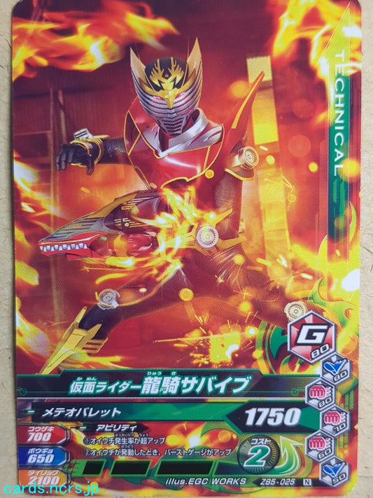 Ganbarizing Kamen Rider GAN/ZB5-025N N Ryuki Survive Trading Card NM