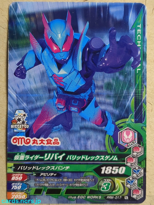 Ganbarizing Kamen Rider GAN/PRM-017N N Revi Trading Card NM