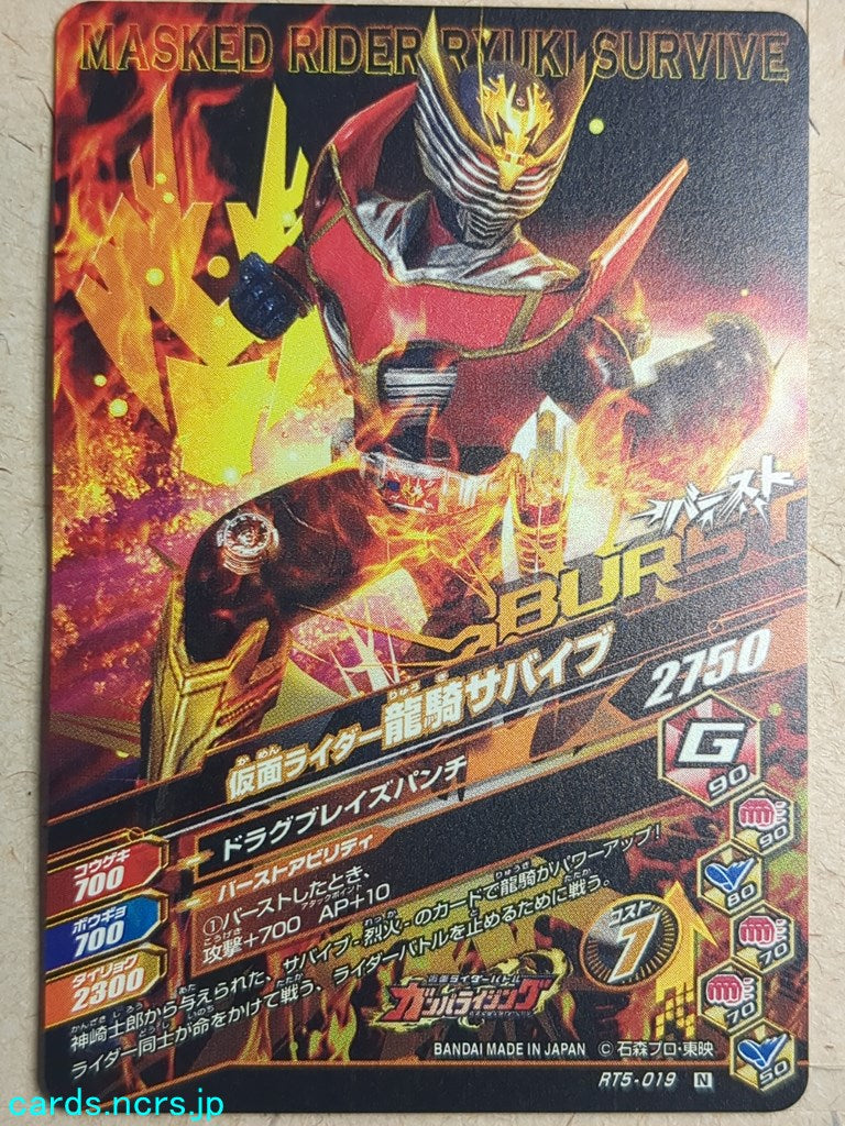 Ganbarizing Kamen Rider GAN/RT5-019N N Ryuki Survive Trading Card NM