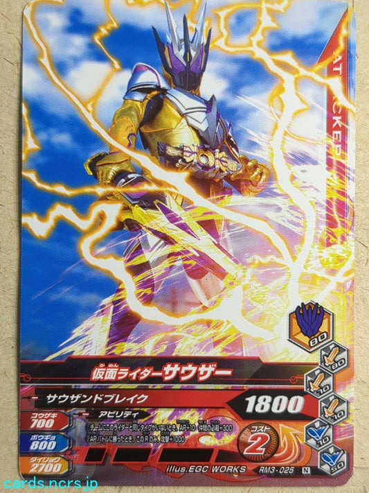 Ganbarizing Kamen Rider GAN/RM3-025N N Thouser Trading Card NM