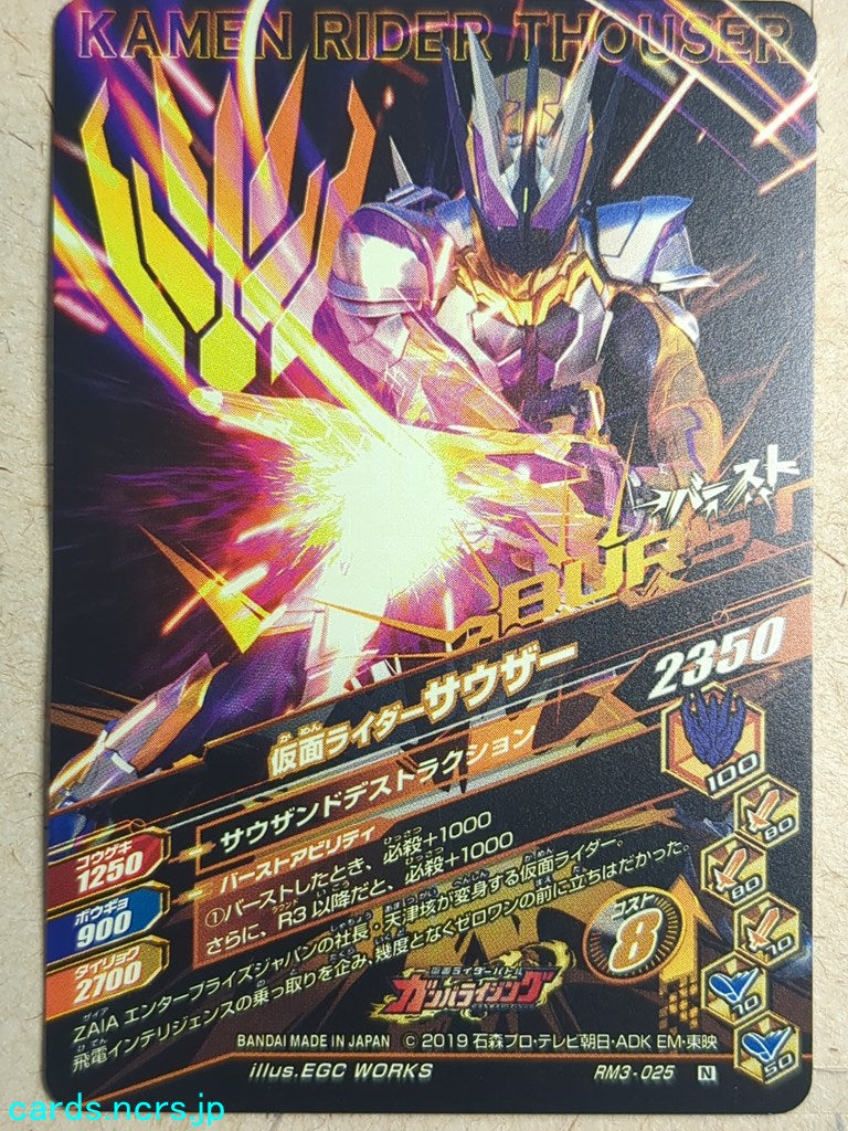 Ganbarizing Kamen Rider GAN/RM3-025N N Thouser Trading Card NM