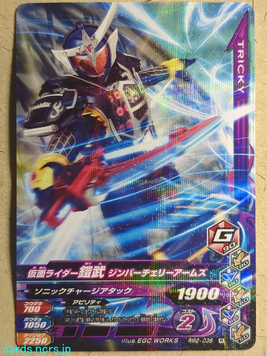Ganbarizing Kamen Rider GAN/RM2-036R R Gaim Trading Card NM