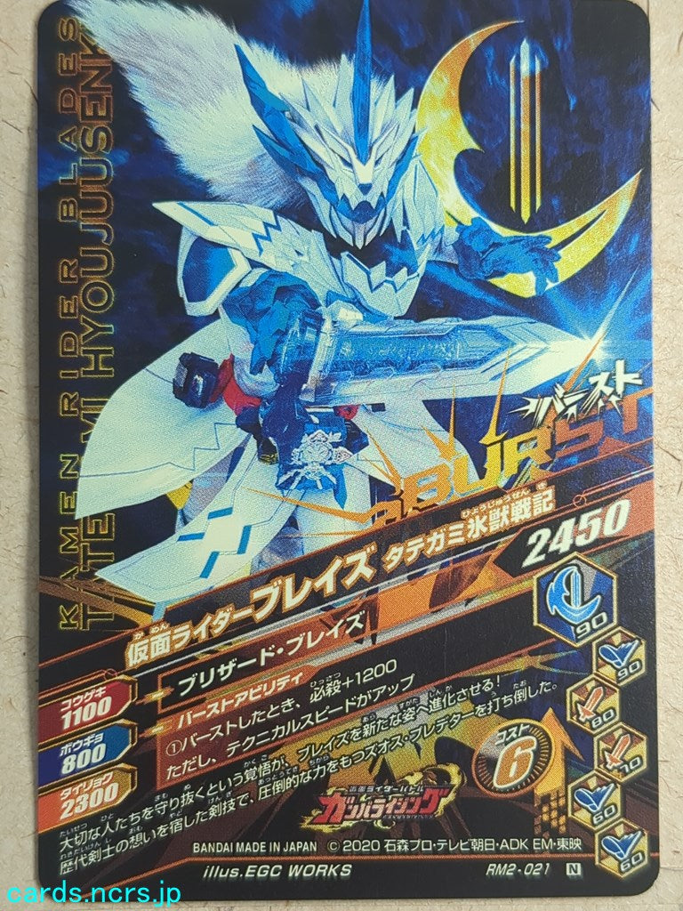 Ganbarizing Kamen Rider GAN/RM2-021N N Blades Trading Card NM