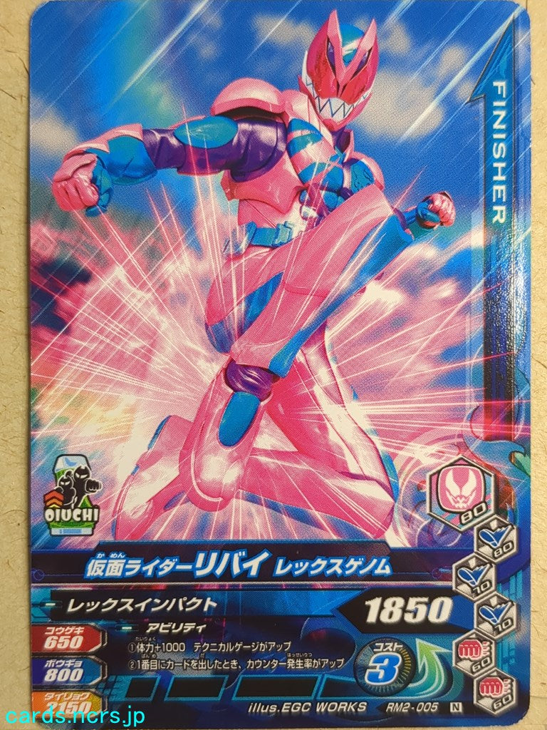 Ganbarizing Kamen Rider GAN/RM2-005N N Revi Trading Card NM