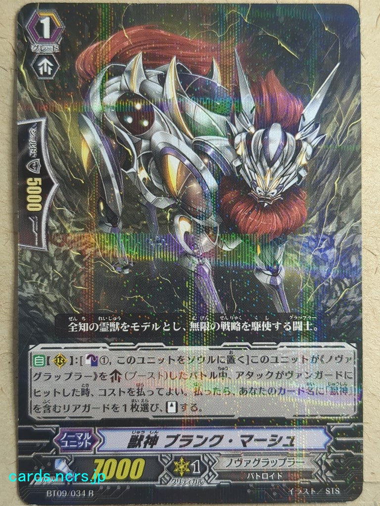 Cardfight!! Vanguard VAN/BT09/034R R-Holo Blank Marsh Trading Card NM