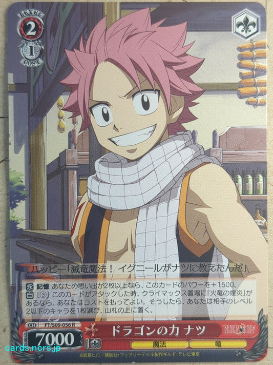 Weiss Schwarz Fairy Tail FT/S09-056R R Natsu Dragneel Trading Card NM